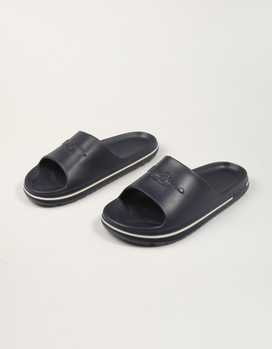 CHANCLAS PEPE JEANS BEACH SLIDE M en color Azul marino