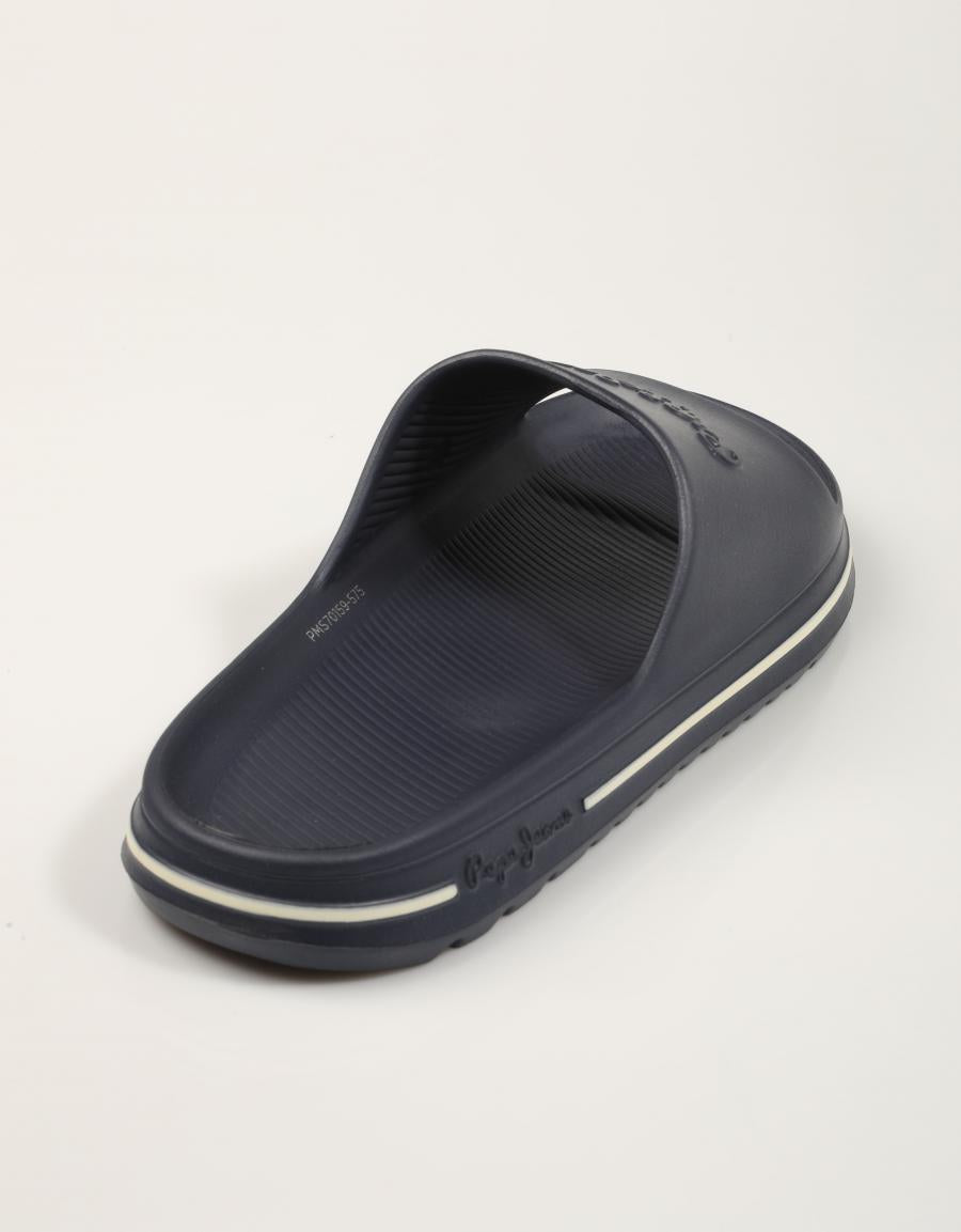 CHANCLAS PEPE JEANS BEACH SLIDE M en color Azul marino