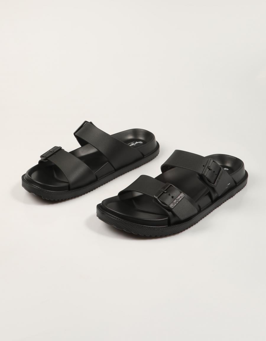 CHANCLAS PEPE JEANS OCEAN BRAND M en color Negro