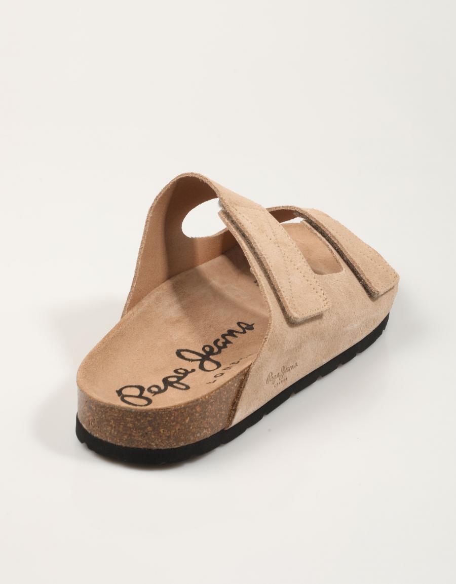 SANDALIAS PEPE JEANS BIO ANTIQUE  PMS800003 en color Beige