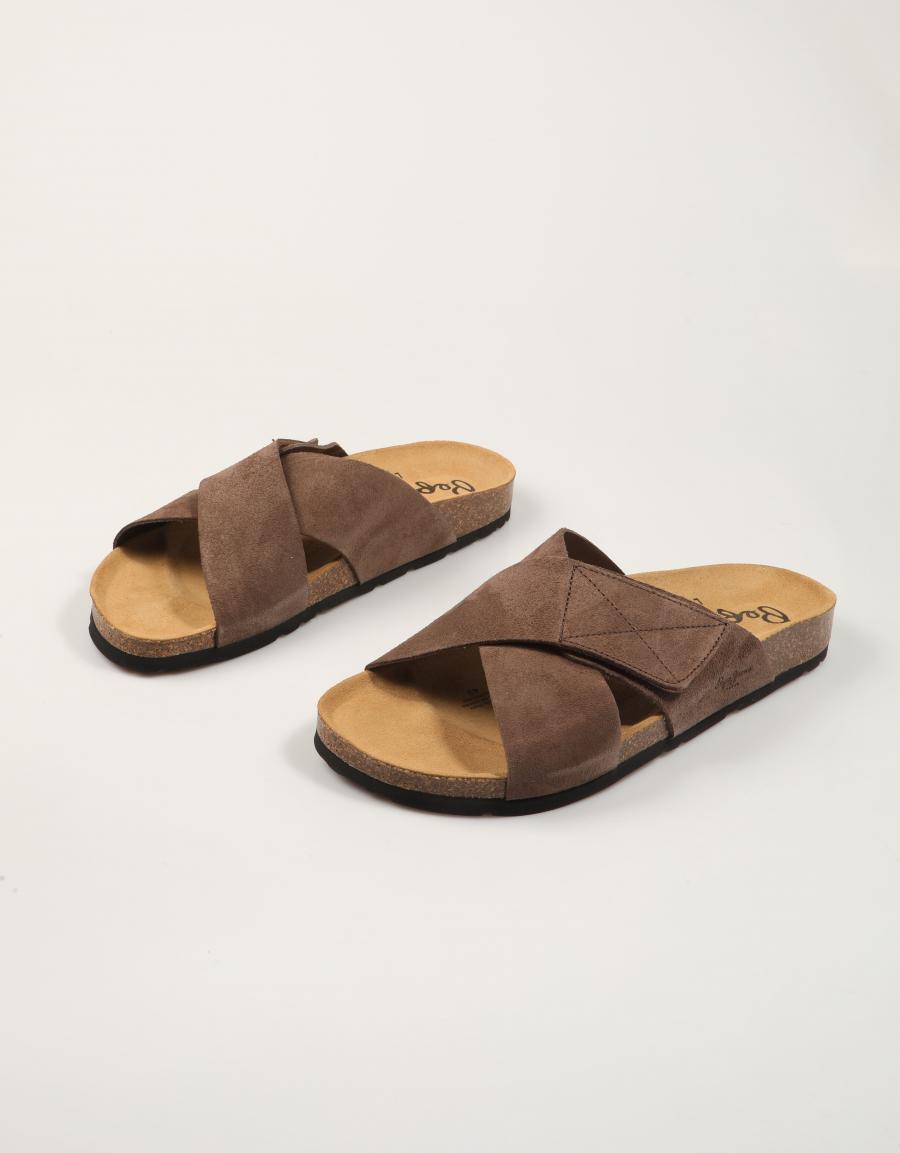 SANDALIAS PEPE JEANS BIO EVOLVE en color Marron
