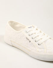 ZAPATILLAS PEPE JEANS BRADY CUTE W en color Blanco