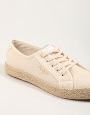 ZAPATILLAS PEPE JEANS BRADY JUTE W en color Beige
