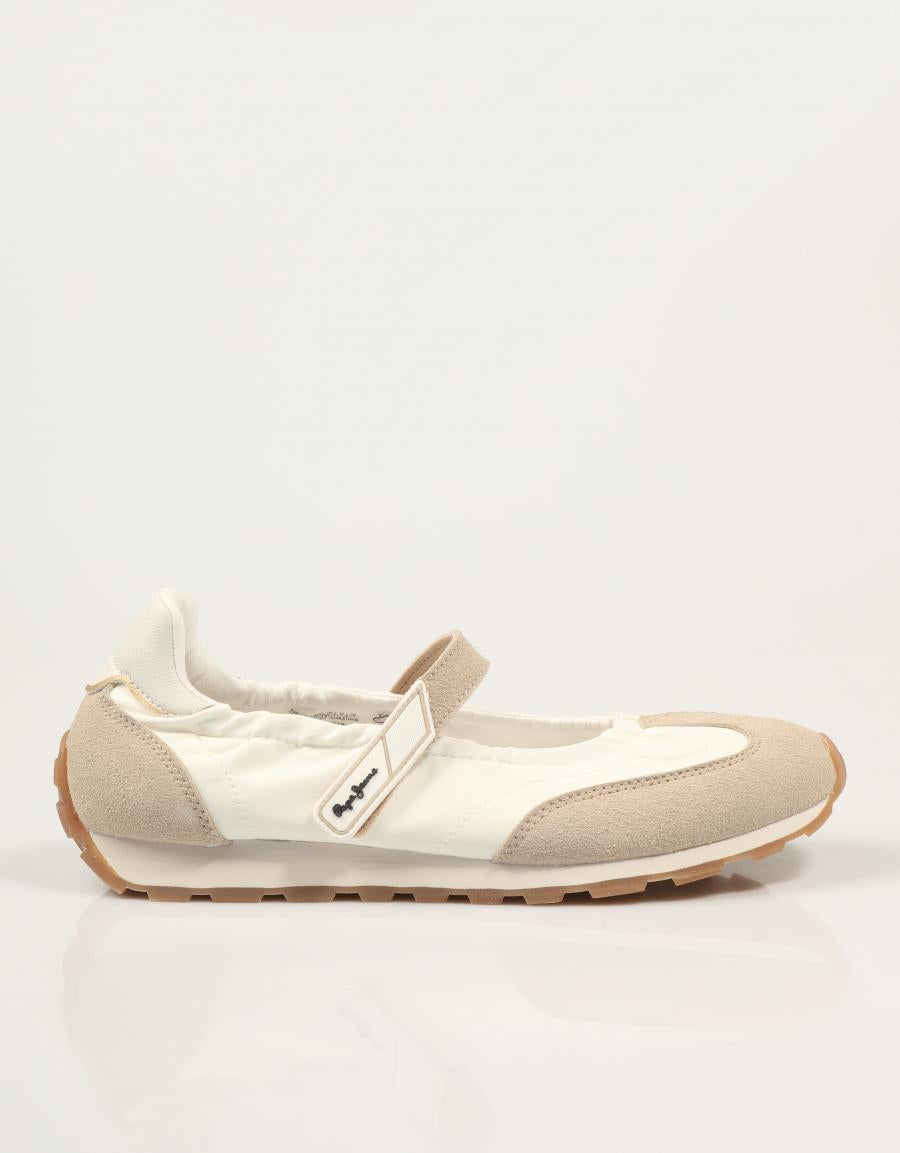 ZAPATILLAS PEPE JEANS JANE SOFT W en color Beige