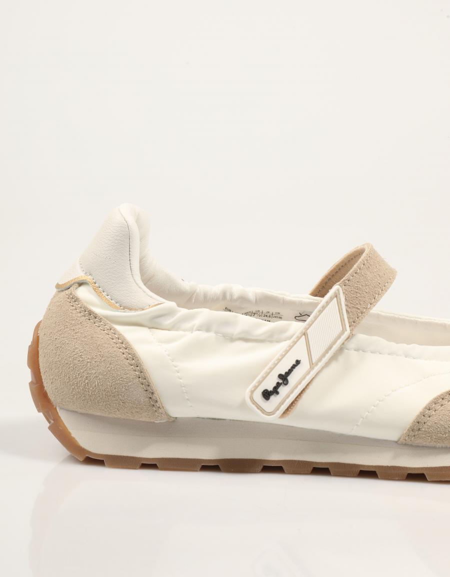 ZAPATILLAS PEPE JEANS JANE SOFT W en color Beige