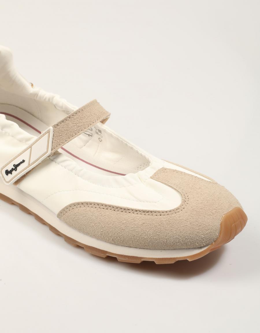 ZAPATILLAS PEPE JEANS JANE SOFT W en color Beige