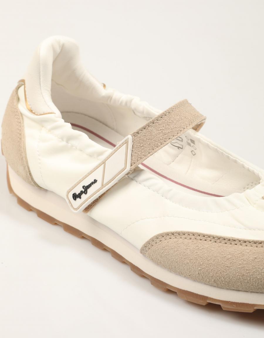 ZAPATILLAS PEPE JEANS JANE SOFT W en color Beige