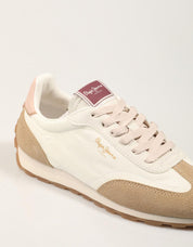 ZAPATILLAS PEPE JEANS JANE SUBTLE W en color Blanco