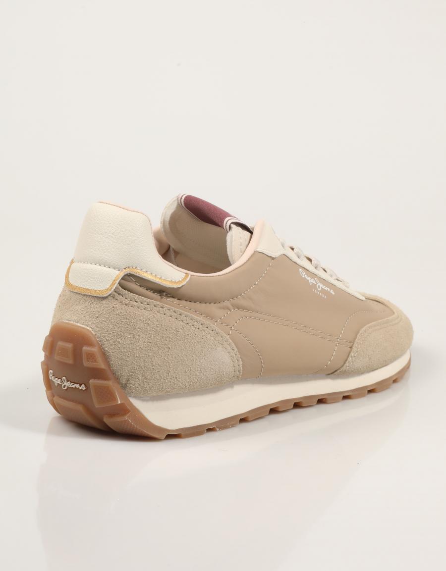 ZAPATILLAS PEPE JEANS JANE SUBTLE W en color Beige