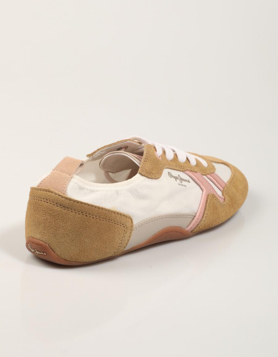 ZAPATILLAS PEPE JEANS NOA SPORTY W en color Blanco