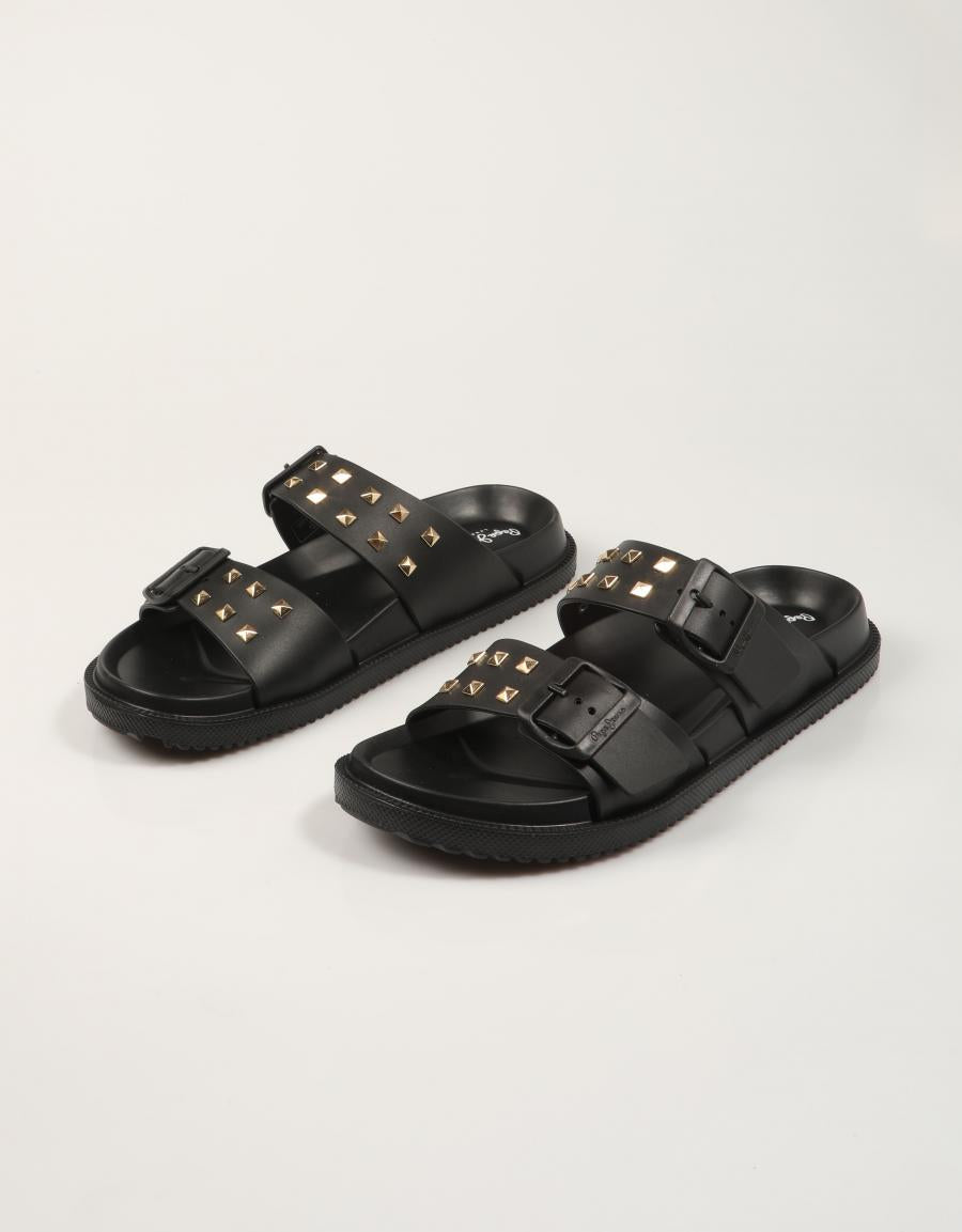 CHANCLAS PEPE JEANS OCEAN STUDS en color Negro