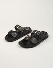 CHANCLAS PEPE JEANS OCEAN STUDS en color Negro