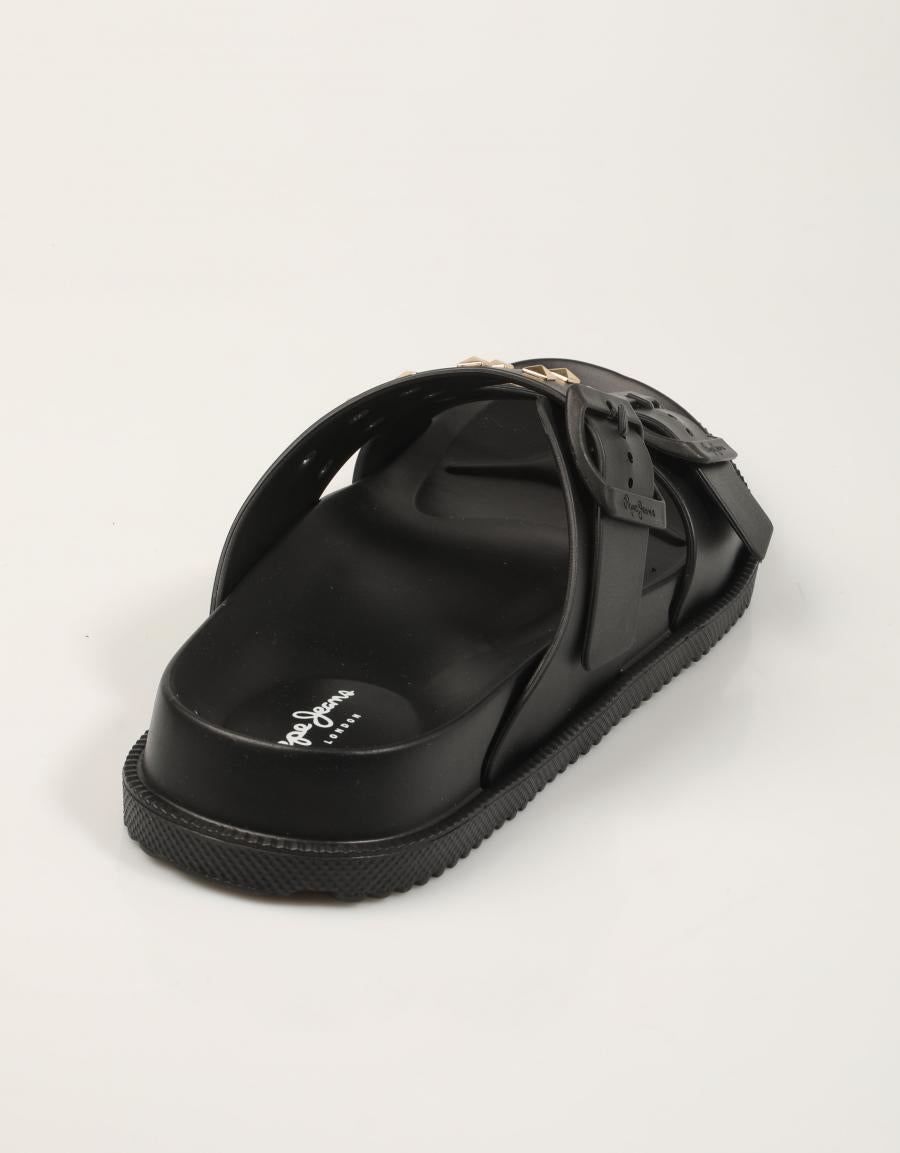 CHANCLAS PEPE JEANS OCEAN STUDS en color Negro