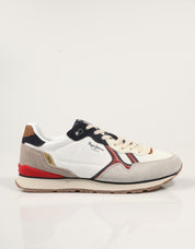 ZAPATILLAS PEPE JEANS BRIT ACTIVE M en color Blanco