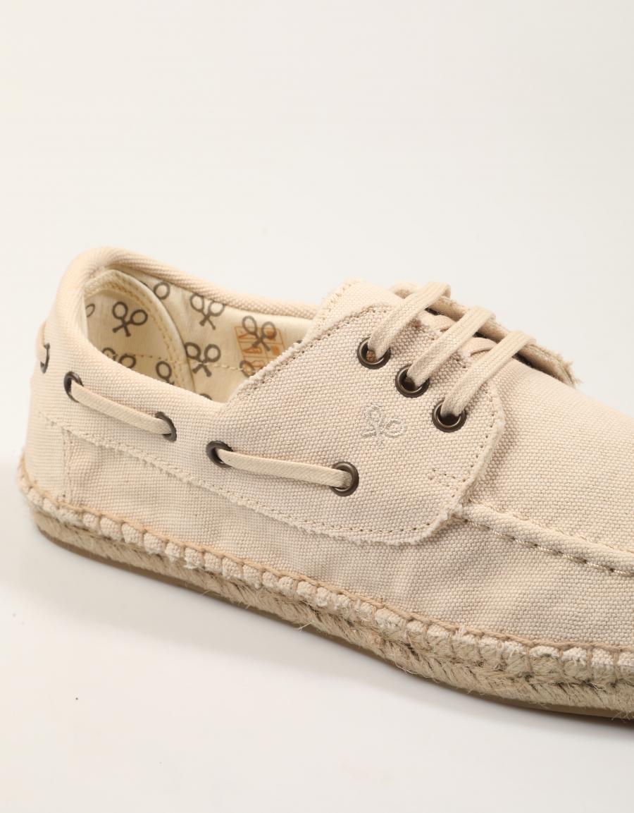 NAUTICOS SILBON ALPARGATA CUBIERTA NAUTICO en color Beige