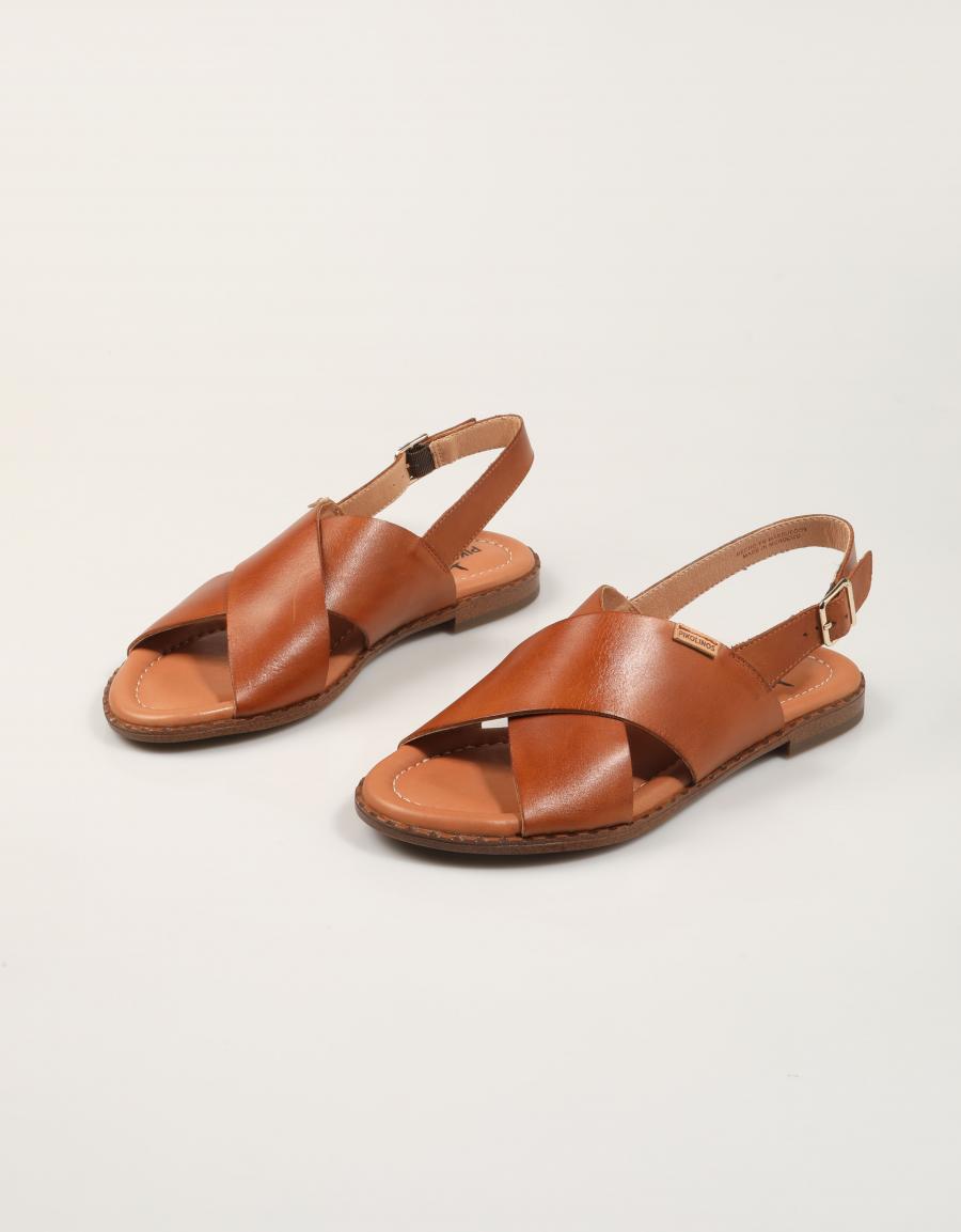 SANDALIAS PIKOLINOS ALGAR W0X-0576 en color Cuero
