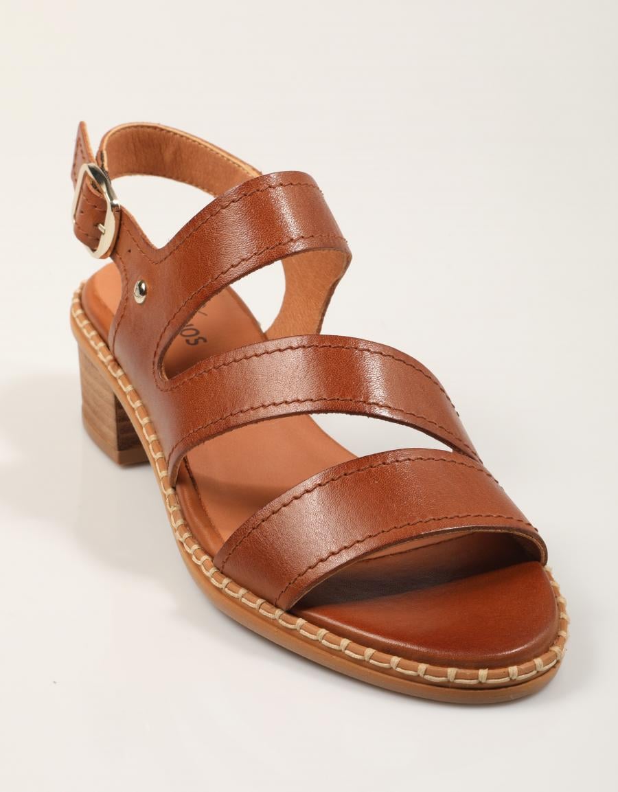 SANDALIAS PIKOLINOS BLANES W3H-1635 en color Cuero