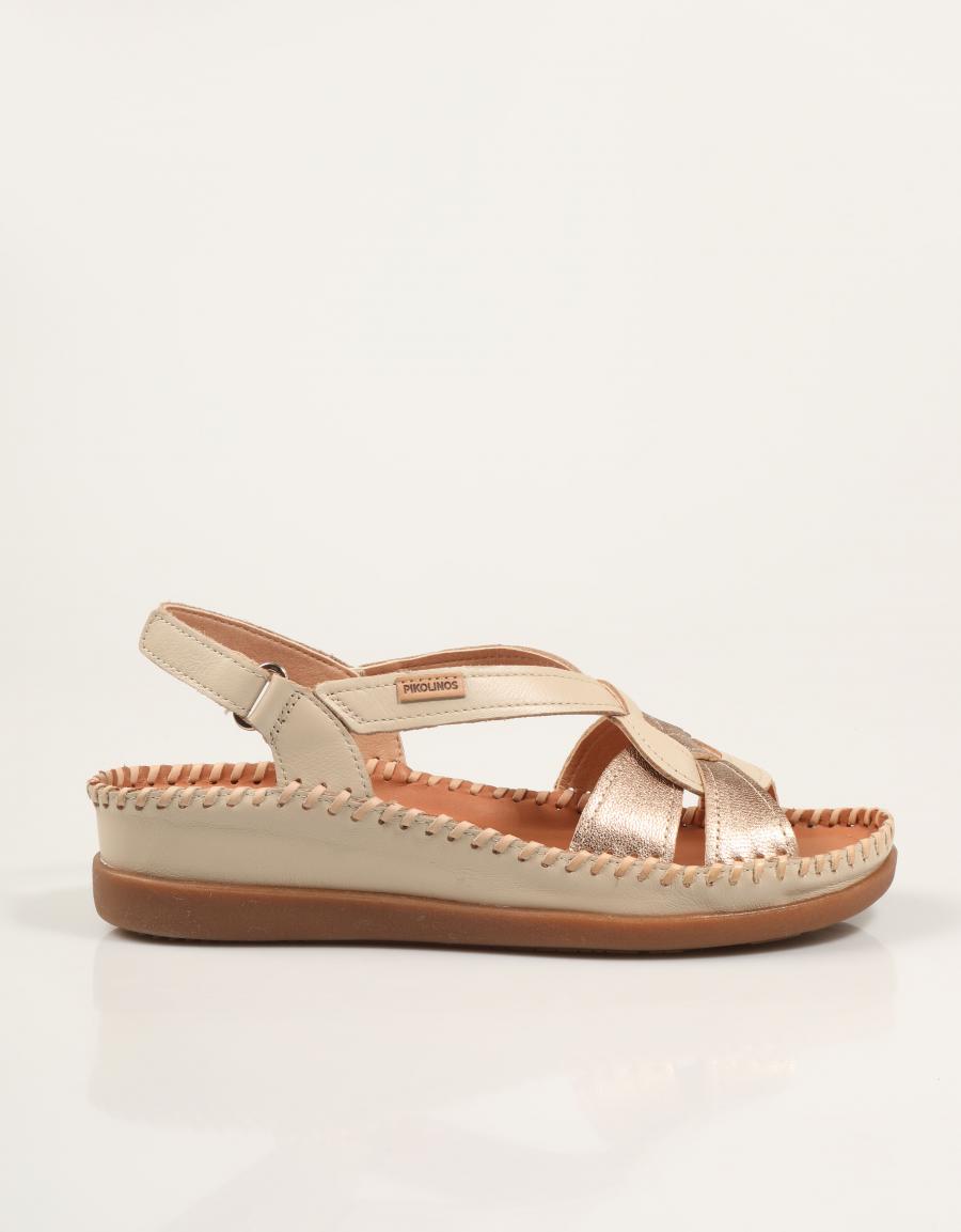 SANDALIAS PIKOLINOS CADAQUES W8K-1839C1 en color Hielo