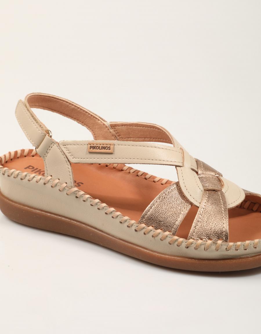 SANDALIAS PIKOLINOS CADAQUES W8K-1839C1 en color Hielo