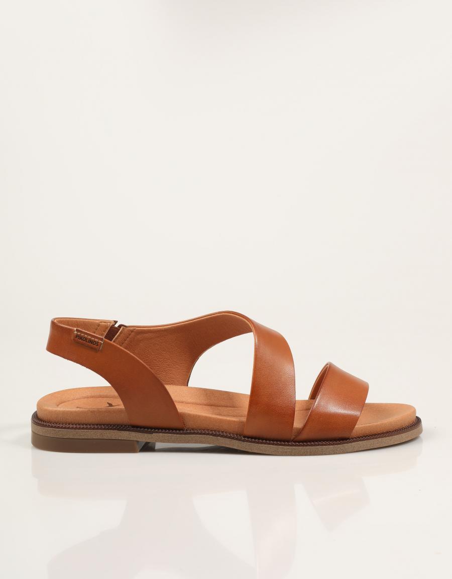 SANDALIAS PIKOLINOS NAVIA W3E-0652 en color Cuero