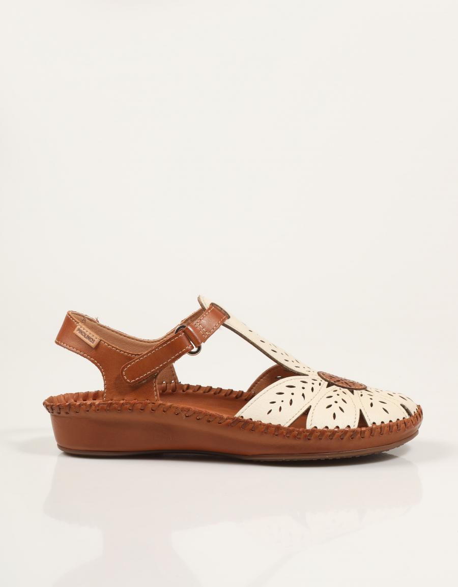 SANDALIAS PIKOLINOS P.VALLARTA 655-0841C1 en color Hielo