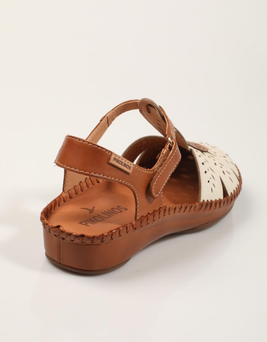 SANDALIAS PIKOLINOS P.VALLARTA 655-0841C1 en color Hielo