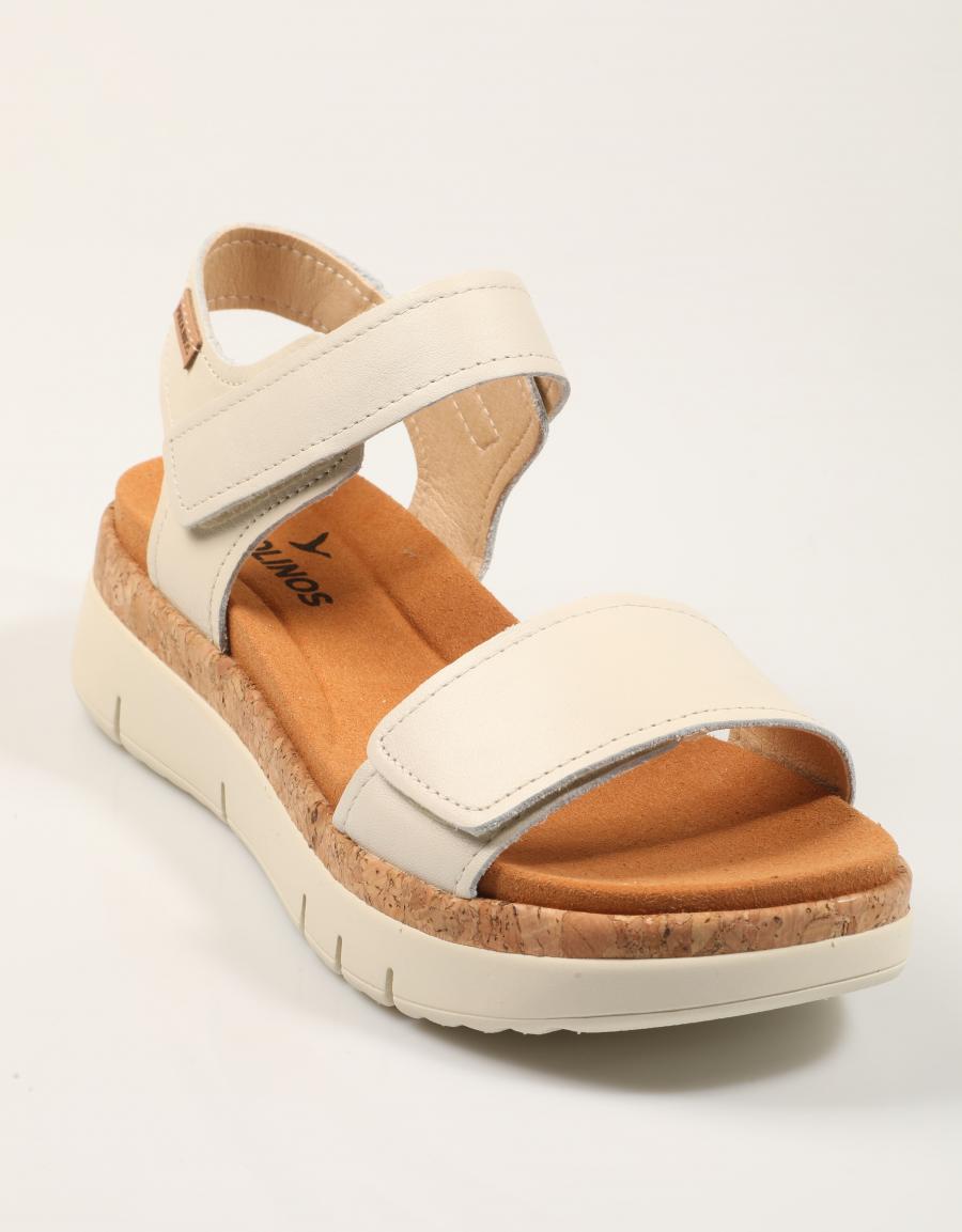 SANDALIAS PIKOLINOS PALMA W4N-0940 en color Blanco