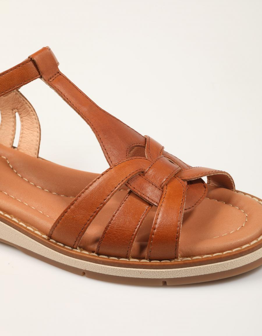 SANDALIAS PIKOLINOS ROQUETAS W9B-0789 en color Cuero
