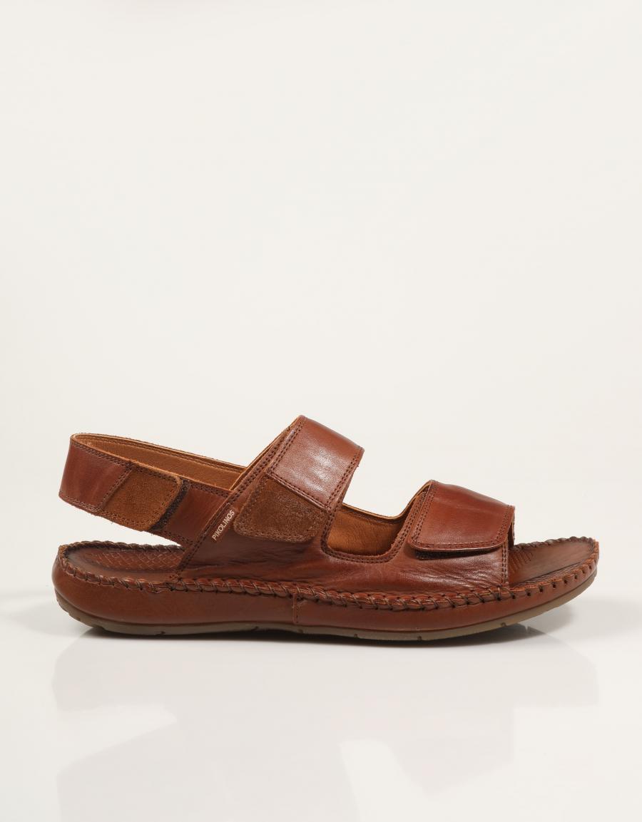 SANDALIAS PIKOLINOS TARIFA 06J-0017C1 en color Cuero