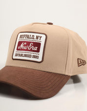 GORRA NEW ERA PATCH SUEDE E-FRAME en color Beige