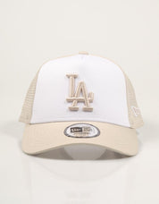 GORRA NEW ERA AFRAME TRUCKER STNWHI 60856266 en color Beige