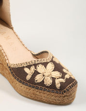 SANDALIAS ALHAMAS MARRON en color Marron