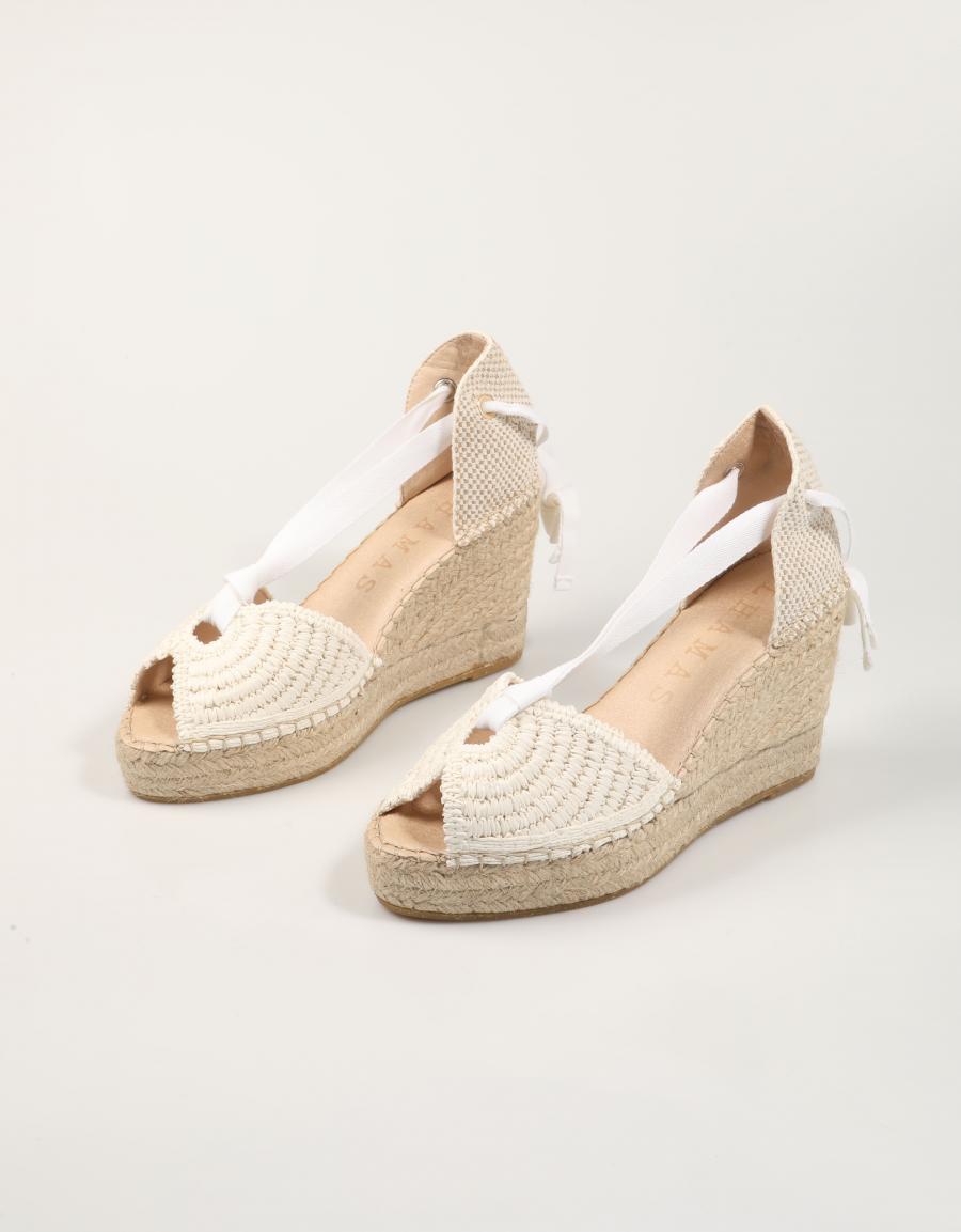 SANDALIAS ALHAMAS BLANCO en color Blanco