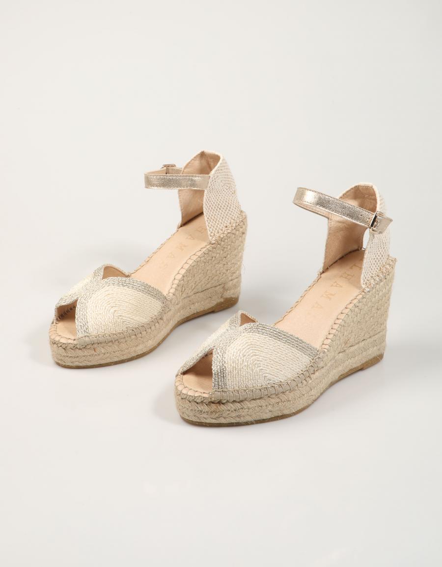 SANDALIAS ALHAMAS BLANCO en color Blanco