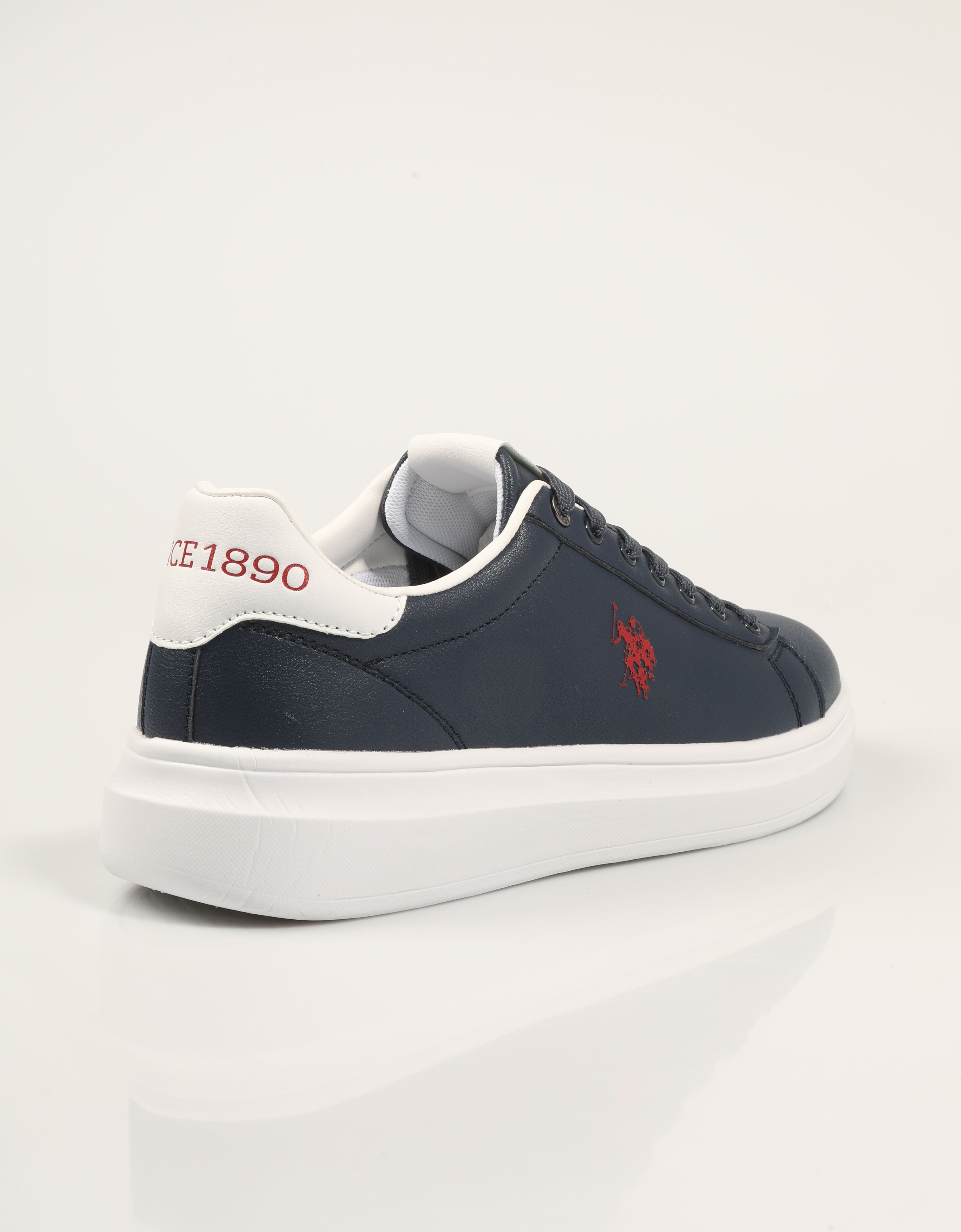 ZAPATILLAS US POLO ASSN CABALLERO, ZAPATILLAS, SIN TACON, POLIPIEL, AZUL MARINO, en color Azul marino