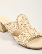 SANDALIAS HISPANITAS PALA CORDELA BUTTER en color Hielo