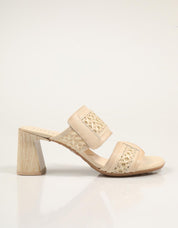 SANDALIAS HISPANITAS SANDALIA TACON PANNA en color Hielo