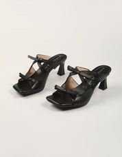 SANDALIAS HISPANITAS SANDALIA LAZOS BLACK en color Negro