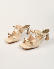 SANDALIAS HISPANITAS SANDALIA LAZOS BUTTER/PLATINO en color Hielo