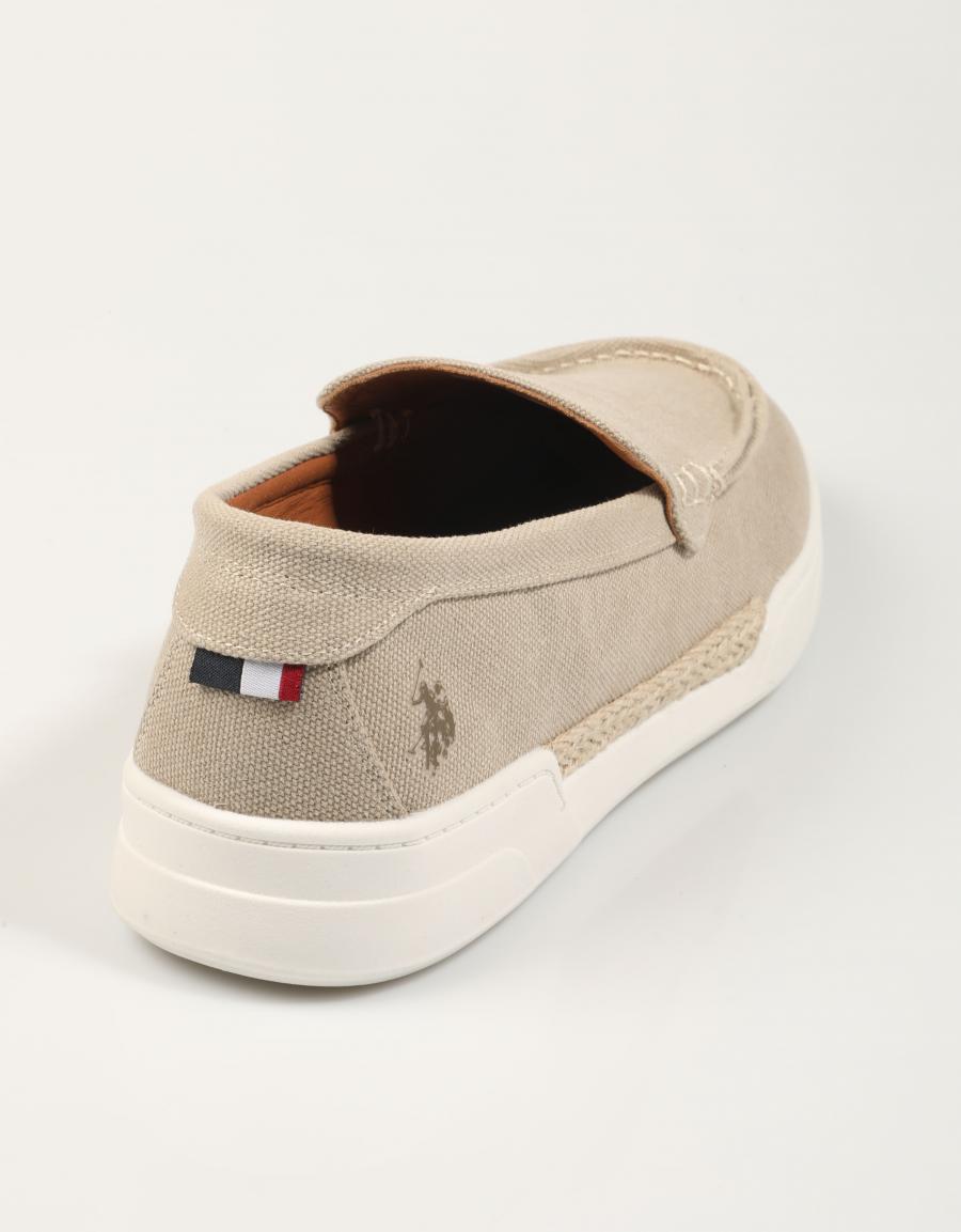 MOCASINES US POLO ASSN ALONSO 001A en color Beige