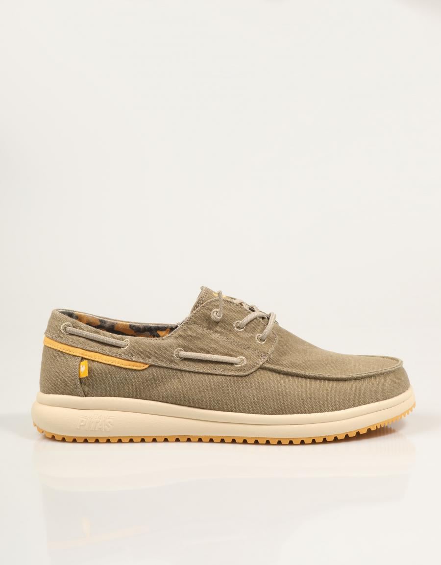 ZAPATOS SPORT WALKIN PITAS TULUM en color Beige
