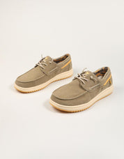 ZAPATOS SPORT WALKIN PITAS TULUM en color Beige
