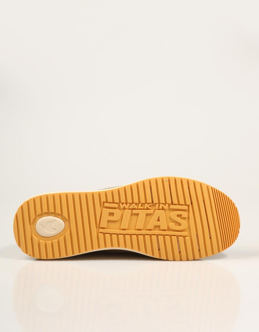 ZAPATOS SPORT WALKIN PITAS TULUM en color Beige