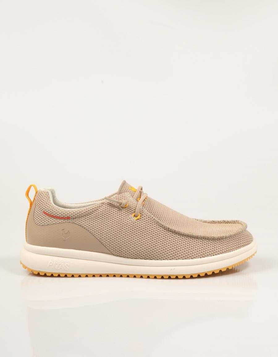 ZAPATOS SPORT WALKIN PITAS KEEL en color Beige