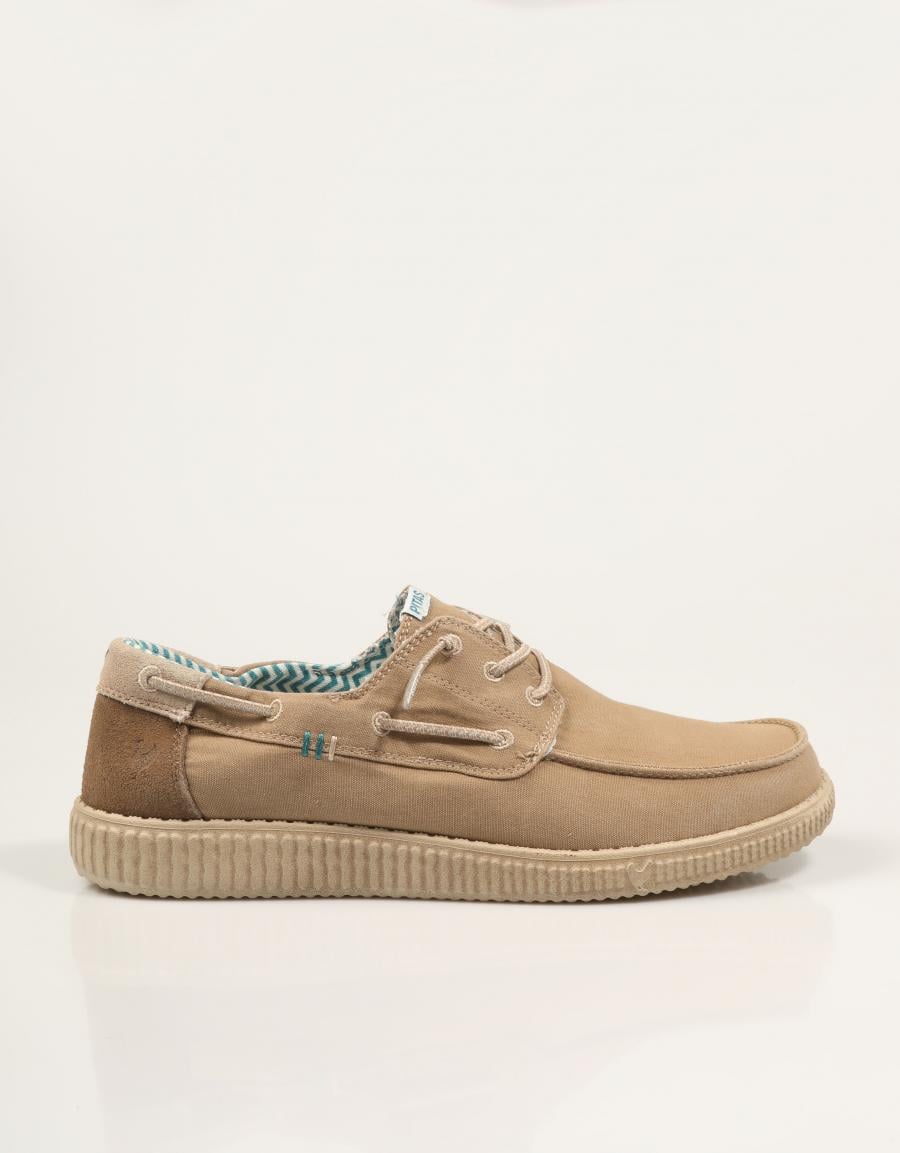 ZAPATOS SPORT WALKIN PITAS COMO en color Taupe