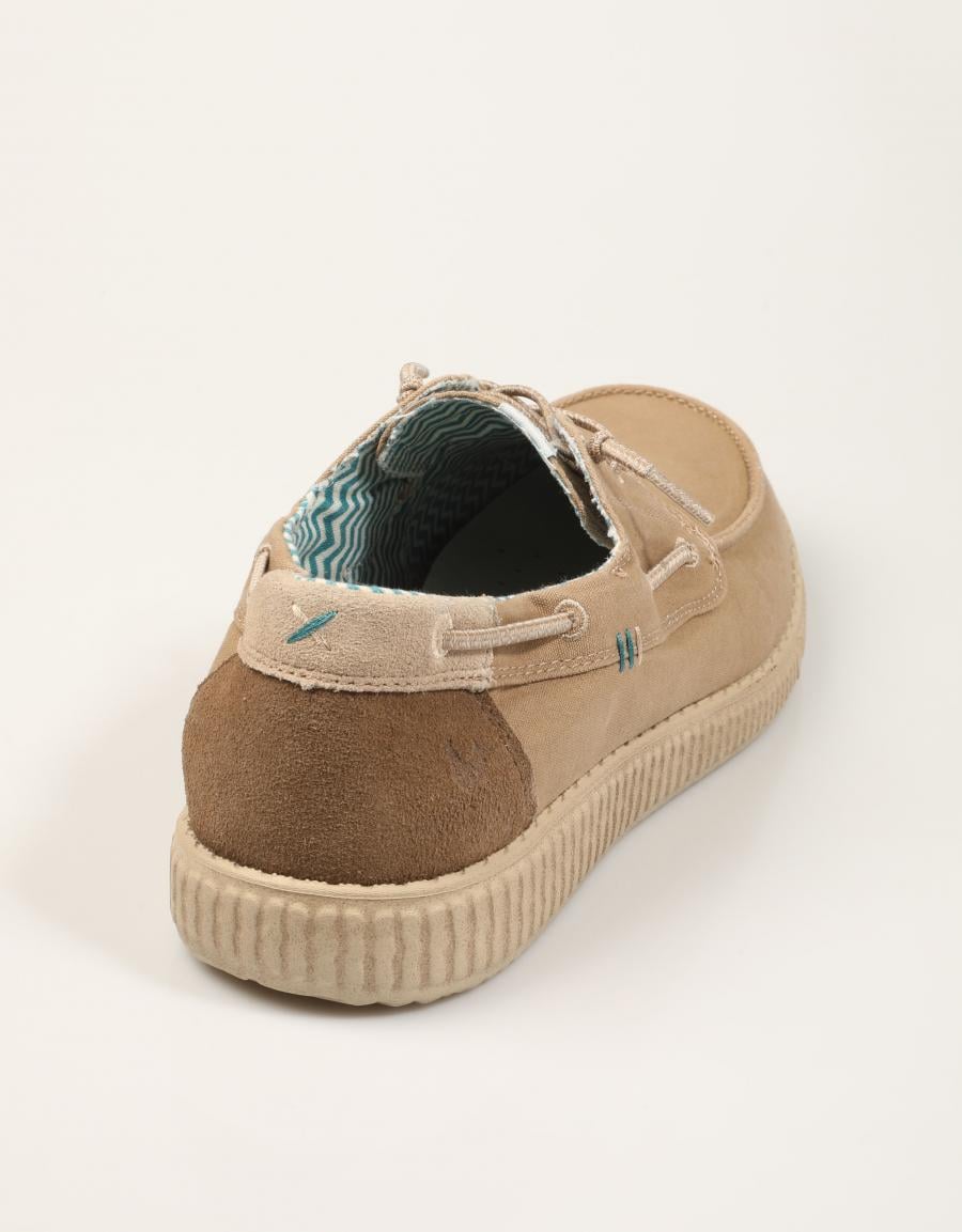 ZAPATOS SPORT WALKIN PITAS COMO en color Taupe