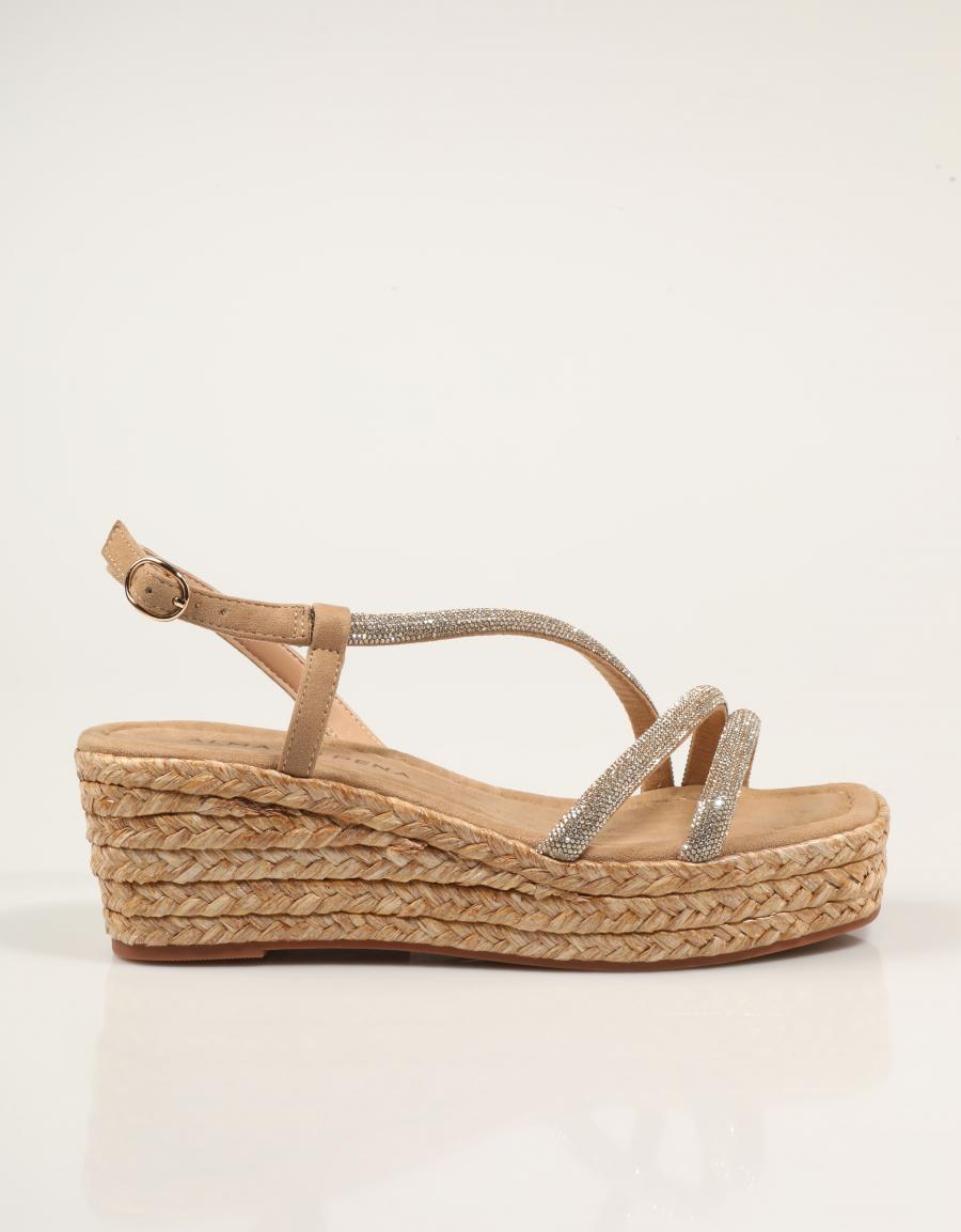 SANDALIAS ALMA EN PENA  en color Beige