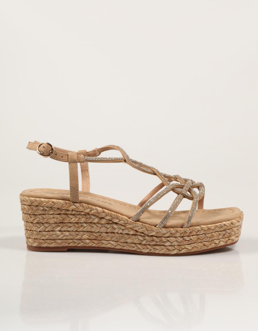 SANDALIAS ALMA EN PENA SANDALIA SIENA SAND en color Beige