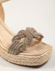 SANDALIAS ALMA EN PENA SANDALIA SARA GOLD en color Oro