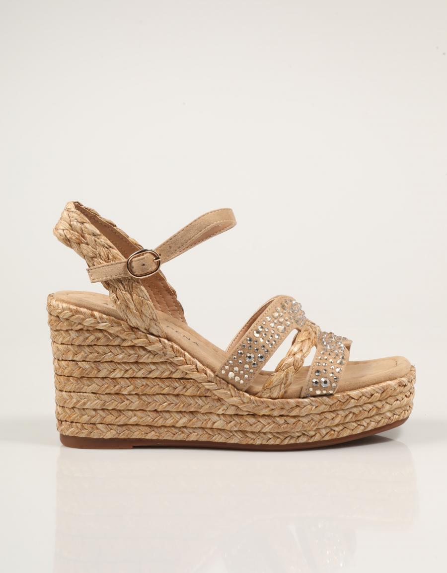 SANDALIAS ALMA EN PENA SANDALIA SIENA SAND en color Beige